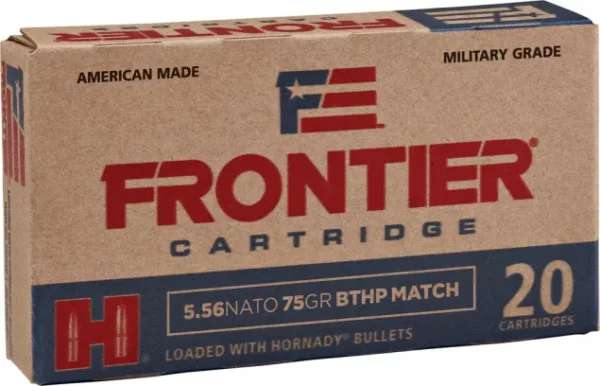 Hornady Frontier 5.56 75GR BTHP