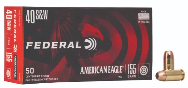 Federal American Eagle 40 S&W 155GR FMJ