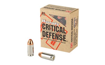 Hornady Critical Defense 45ACP, 185 Grain, Flex Tip 20rnd box