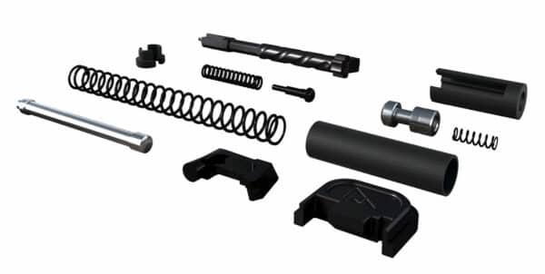 Rival Arms Slide Completion Kit Fits Glock Gen3-4 9mm Luger Black PVD Stainless Steel