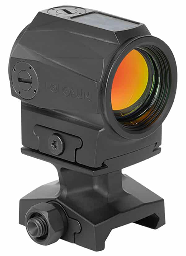 Holosun SCRS RD 2 Black 1x20MM 2MOA Red Dot: Auto/Manual Control, 7075 Aluminum, NV Compatible