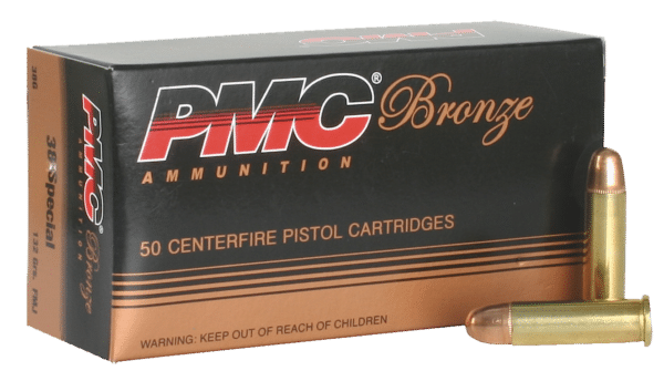 PMC Bronze 38 Special 132 gr Full Metal Jacket 50 Per Box