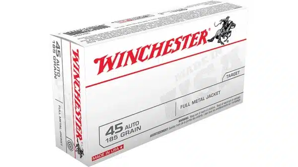 WINCHESTER USA 45ACP 185GR FMJ 50rd BOX