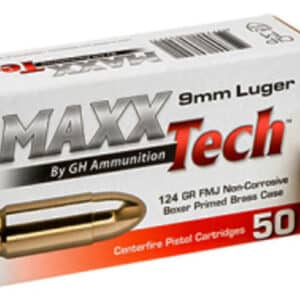 MAXXTECH 9MM 124GR FMJ