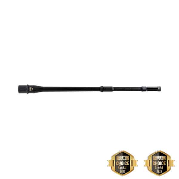 Faxon Patented 16in Pencil, 5.56 NATO, Mid-Length, 4150 QPQ Nitride, Integral Flash Hider AR-15 Barrel
