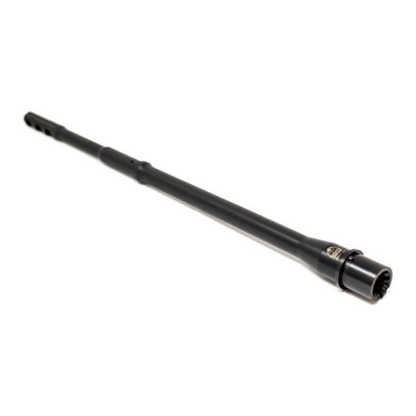 Faxon Patented 16in Gunner, 5.56 NATO, Mid-Length, 4150 QPQ Nitride, Integral Muzzle Brake AR-15 Barrel - Image 4